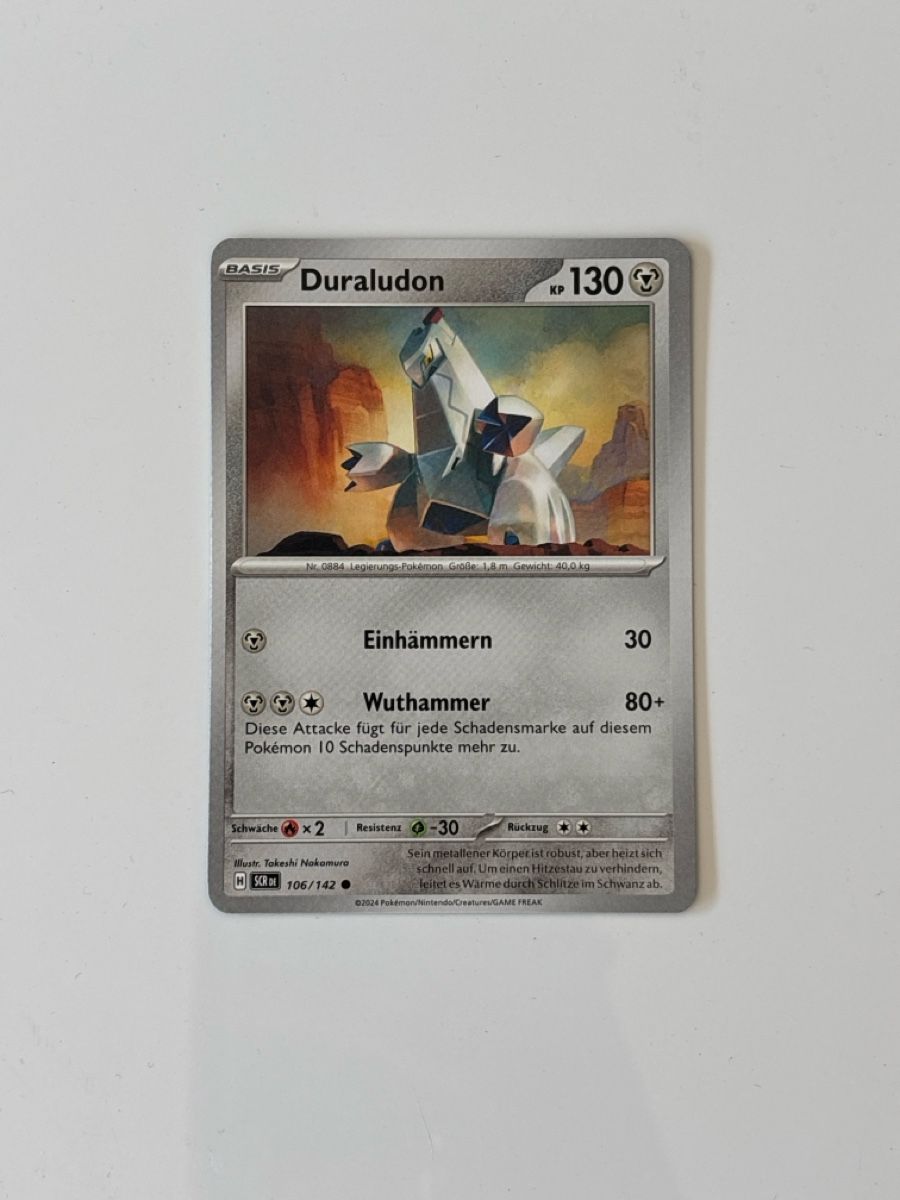 Pokémon Carte collezionabili: Pokemon Duraludon #106/142 DE – Nuovo (secondo la descrizione) da Meggen venduto da jul_28wg