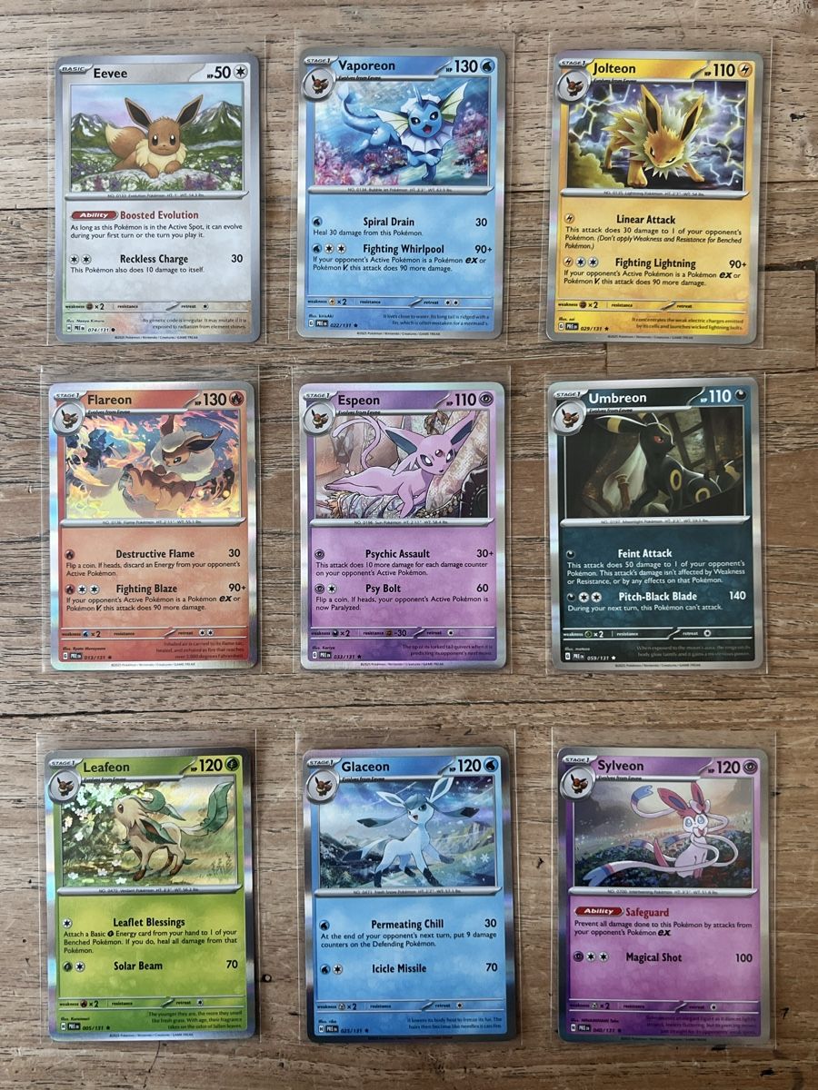Pokémon Sammelbilder & Trading cards: Prismatic Evolution Eeveelutions SET – Neu (gemäss Beschreibung) aus Zollikon von inf_l5jd