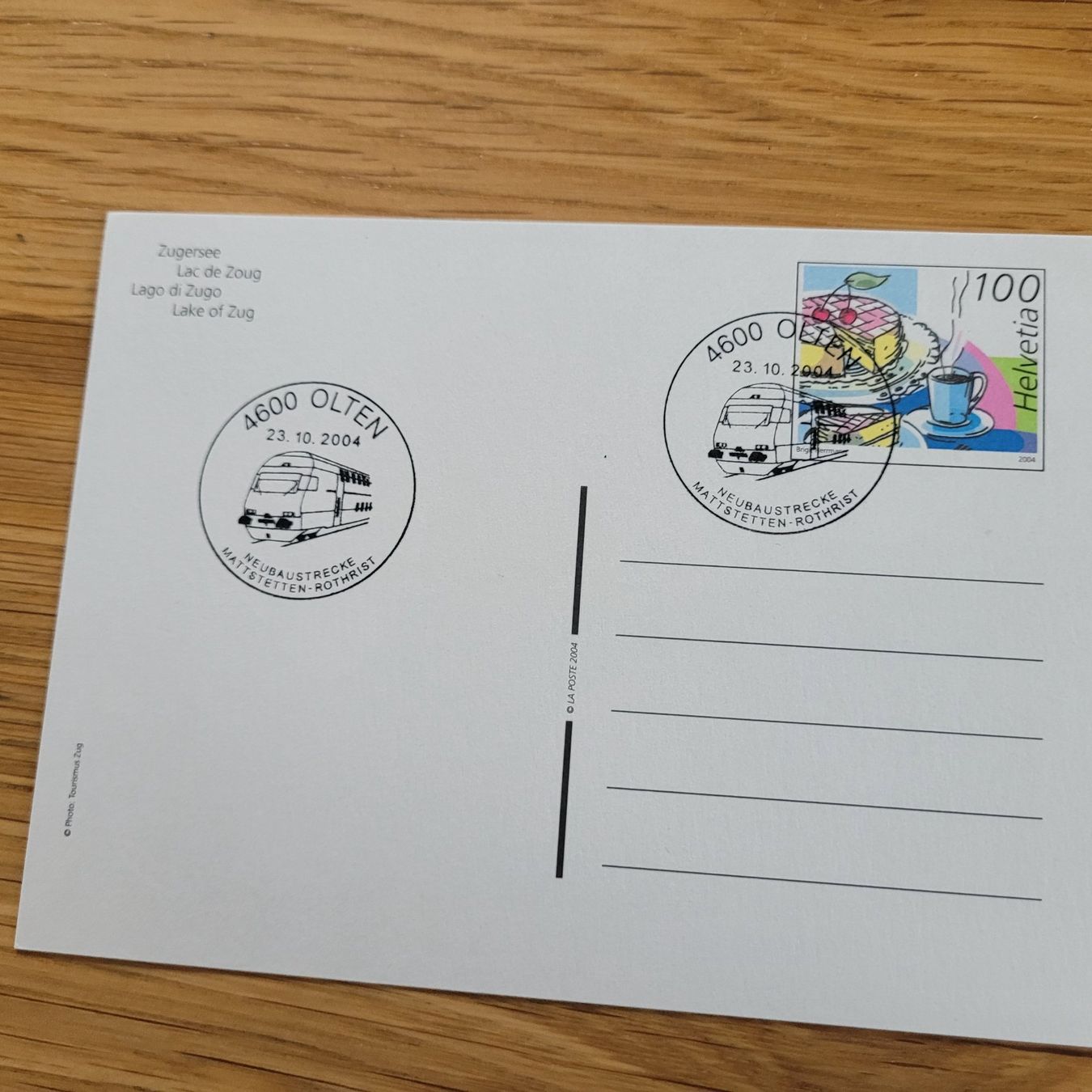 Cartoline postali: GS Karte Olten 2004 – Usato da Biel/Bienne venduto da Destockweb