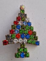 Zierliche Gablonzer Weihnachtsbrosche