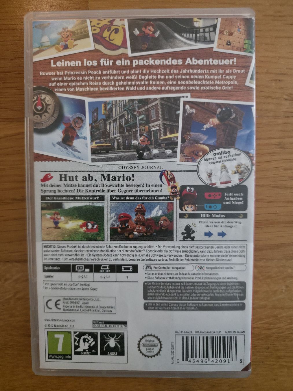 Nintendo Giochi: Super Mario Odyssey - Nintendo Switch – Usato da Zürich venduto da jabo22 1