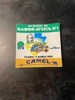 Stickers Autocollant Vintage Rallye Gabon-Africa Camel