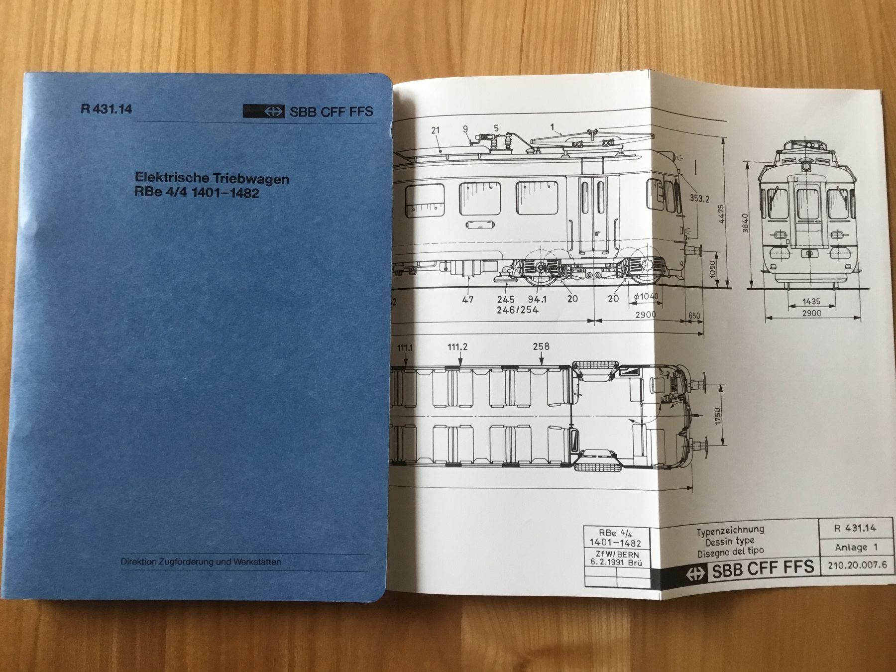 Bücher: SBB Lokomotiv Reglement RBe 4/4 – Gebraucht aus Augst BL von bahama4302
