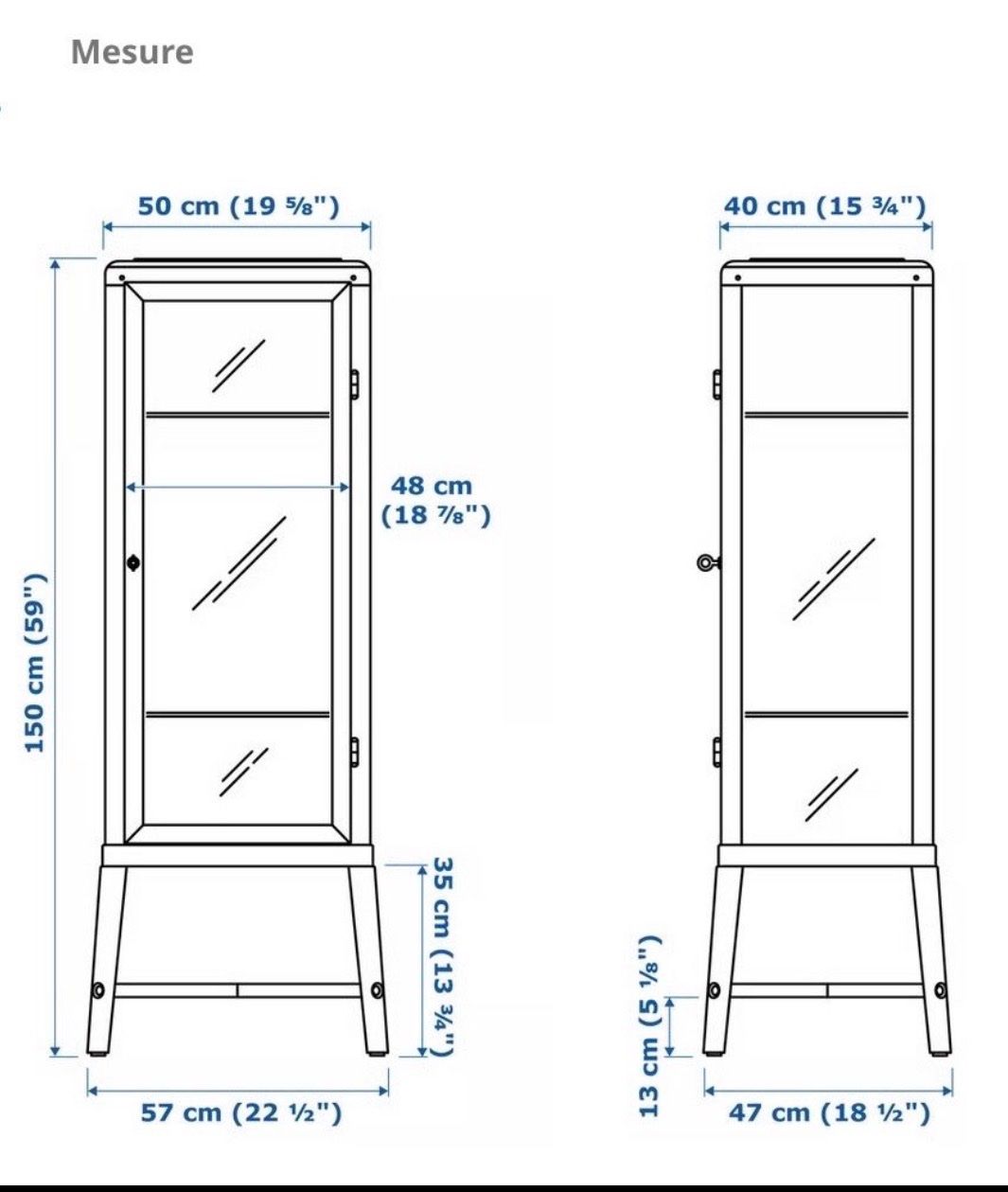 Vitrines: Ikea Vitrinenschrank FABRIKÖR in rot – D'occasion à zürich par lis_9nv5 4