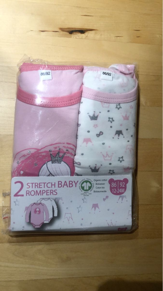 C&A Biancheria intima: 2er Pack Stretch langarmbody Gr. 86/92, Neu – Nuovo e nell'imballaggio originale da Wettingen venduto da Nini54
