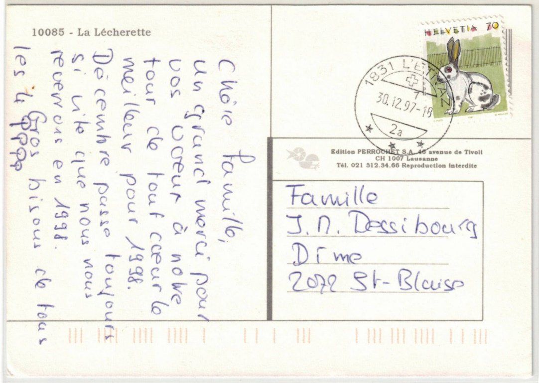 Cartoline postali: La Lécherette - 6 Bild AK Restaurant + Skilift – Usato da Binningen venduto da Mountainrider 1