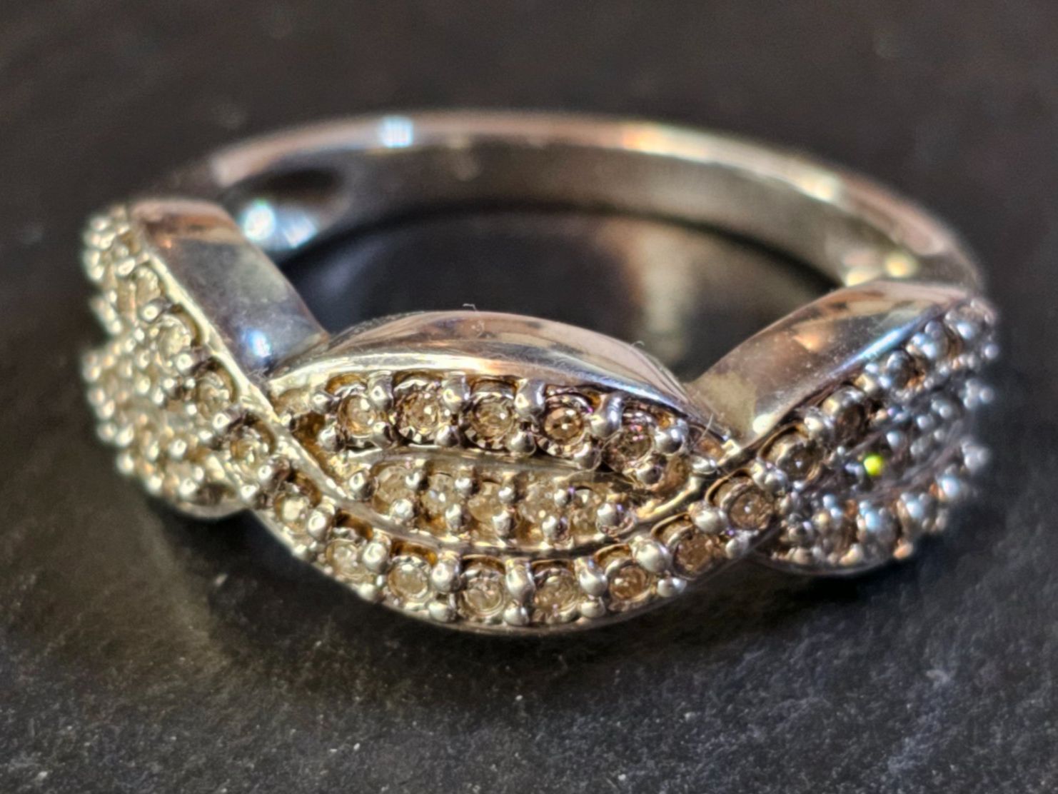 Anelli: Diamanten Ring Silberring 925 mit Nachweis Diamantring – Nuovo (secondo la descrizione) da Riedt b. Erlen venduto da Gottestraene 1