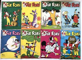 8x Fix und Foxi - Hefte - Nr.372/375/384/385/403/404/418/500