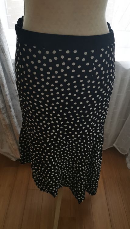 Jupe Noire Camaïeu Doublée - Taille 38, Style Mini, Occasion En Très Bon état