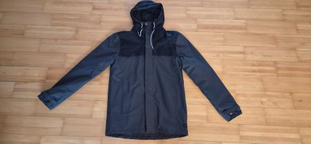 Decathlon 3-in-1 Winterjacke dunkelgrau/schwarz - Gr. S