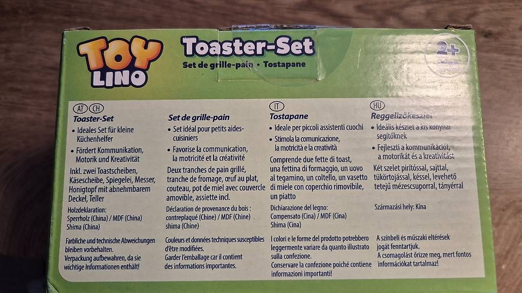 Jouets: Toaster Set  Kinder Küchenzubehör – D'occasion à Adelboden par afkcamper 2