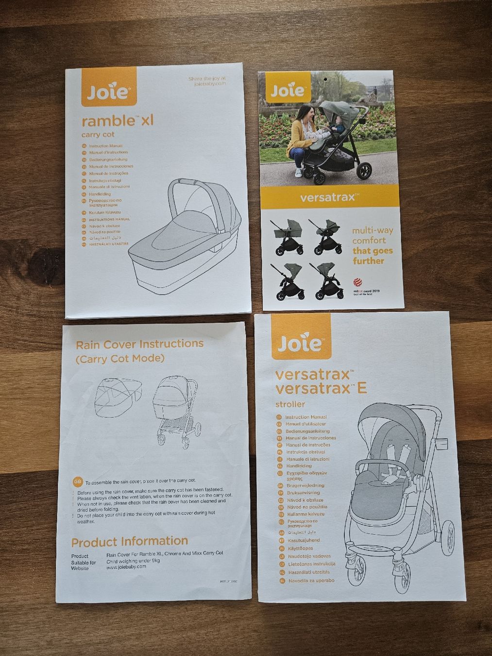 Joie Poussette: Kinderwagen Joie Ramble xl & Versatrax – D'occasion à Wohlen AG par mae_s6lb 9
