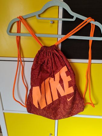Nike Sporttasche - Turnbeutel - Gymsack Beutel rot orange