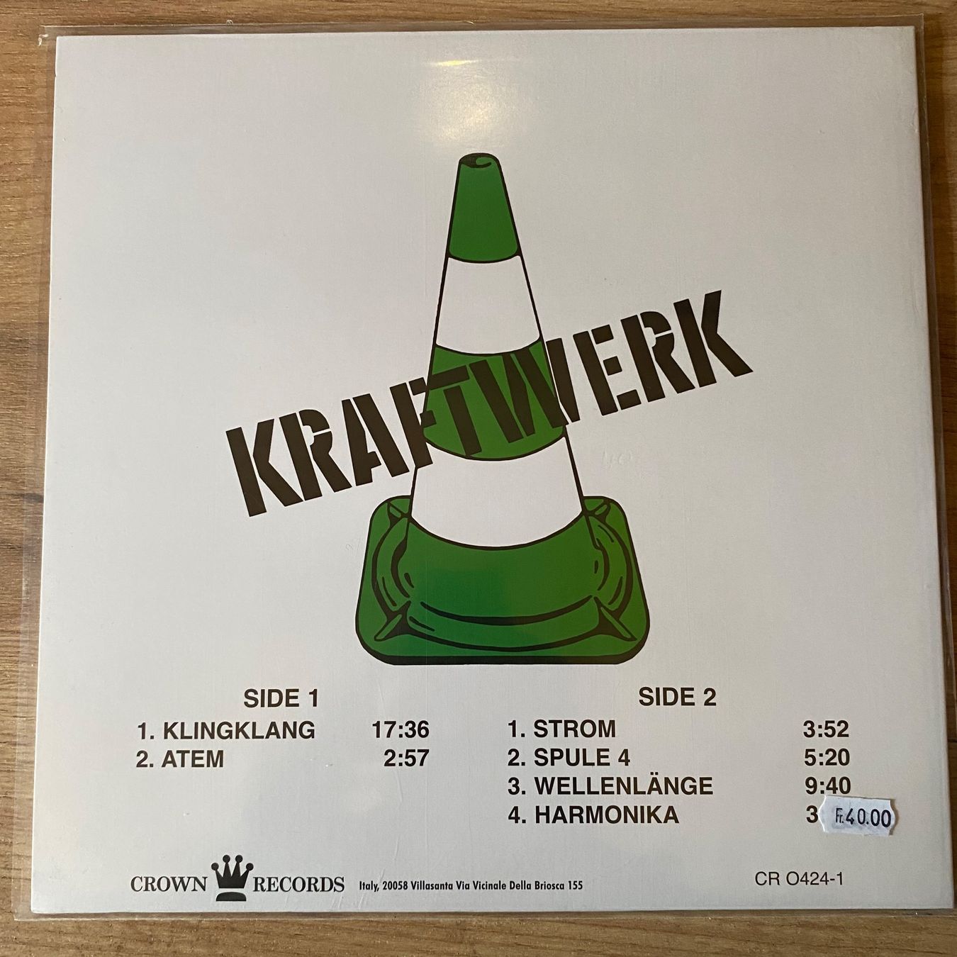 Dischi in vinile: KRAFTWERK 2...RE ITA 2001 – Nuovo (secondo la descrizione) da Gals venduto da Diskopatshop 1