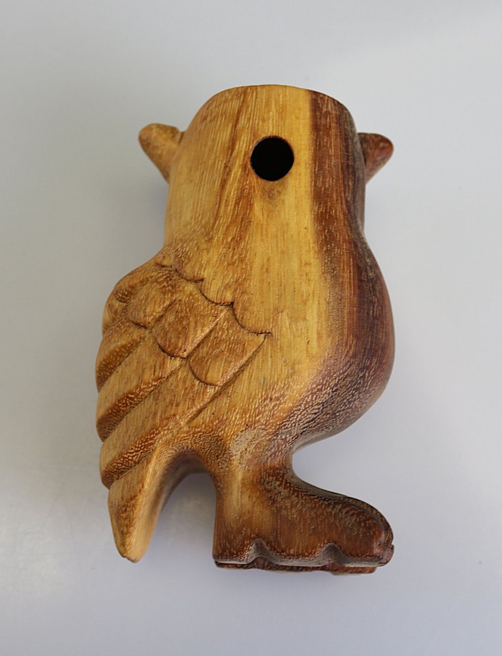 Musikinstrumente: Holz-Eule mit Sound-Effekt/ Klangeule /Eulenpfeife – Gebraucht aus Volketswil von brockipfannenstil 5