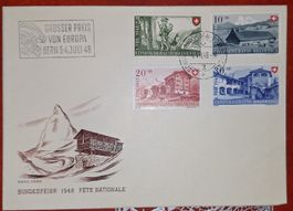 Pro Patria 1948 Satzbrief 