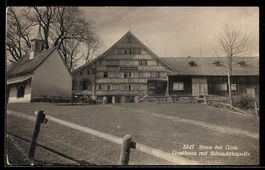 AK Stoos bei Gais, Gasthaus mit Schlachtkapelle