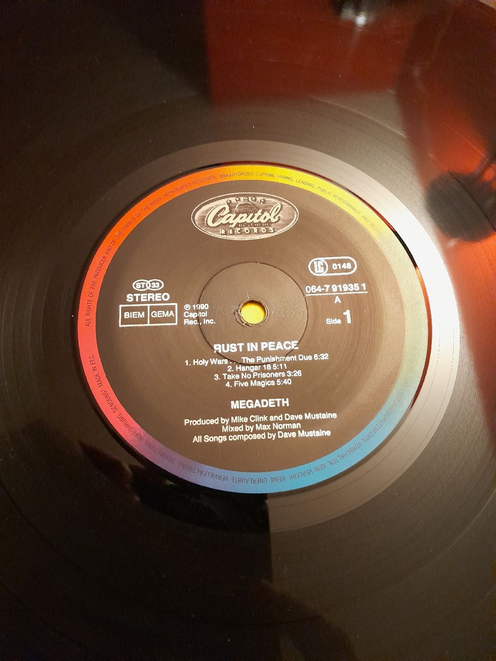 Dischi in vinile: Megadeth - Rust in Peace - Vinyl, EU 1990 topzustand – Nuovo (secondo la descrizione) da oekingen venduto da beauty1964 2