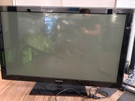 Samsung plasma PS50C550G1W , foto mit fuss zugefugt