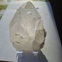 Bergkristall TOP CH 10.5cm Glanz und Regenbogenherz