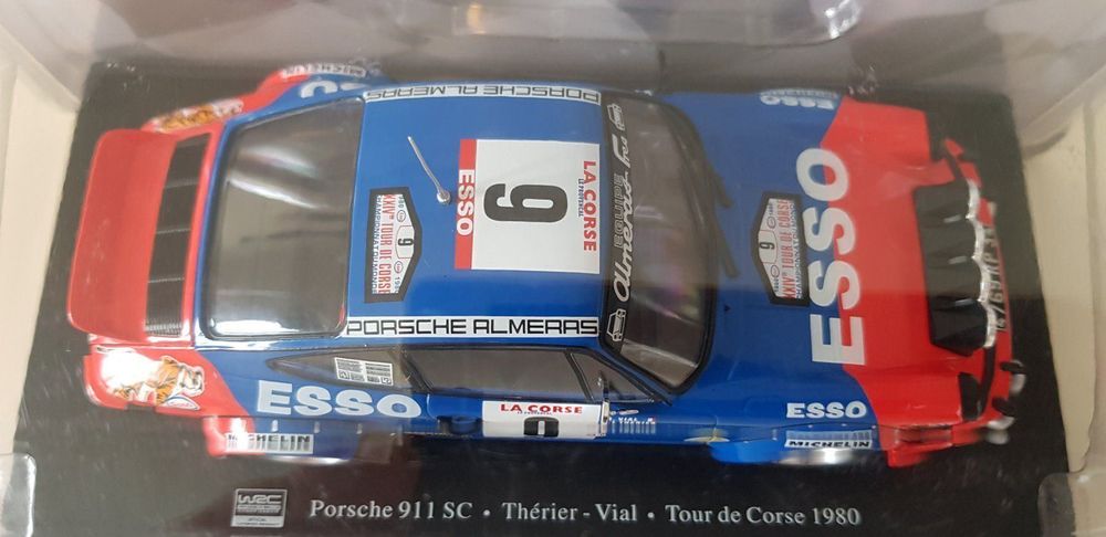 Porsche 911 SC #9 Therier – Tour De Corse 1980, Hachette 1/24 WRC (occasion)