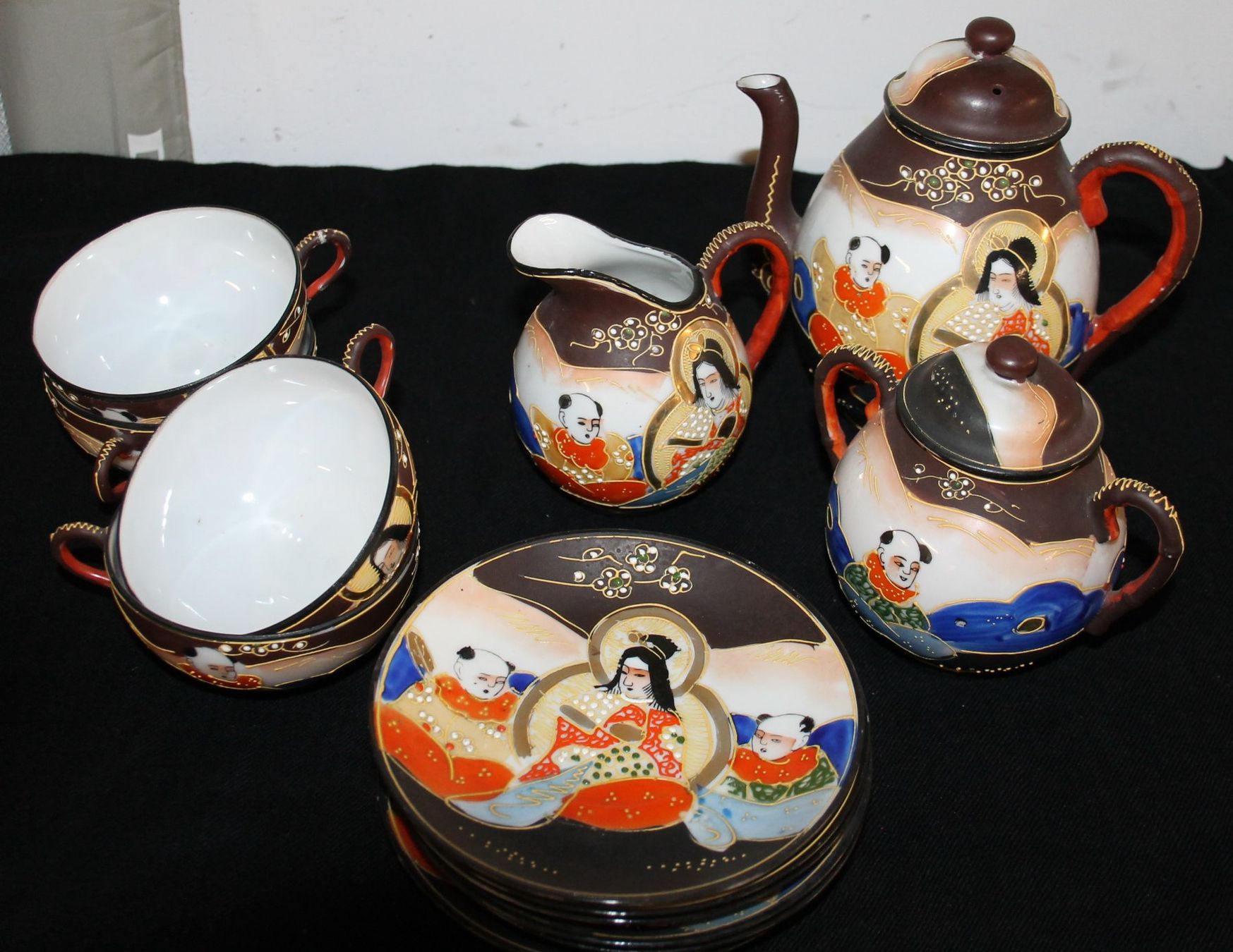 Set di piatti: japanisches Tee-Set (GK) – Usato da Schaan venduto da antikes_und_kurioses