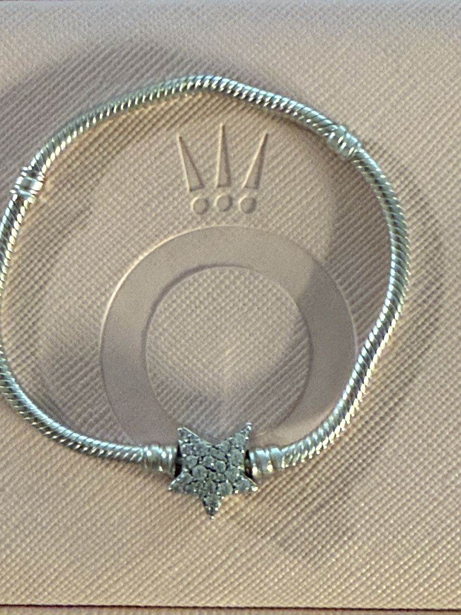 Pandora Bracciali & Braccialetti: Pandora Armband mit Sternverschluss 17!cm – Usato da Aadorf venduto da mel_5b9w