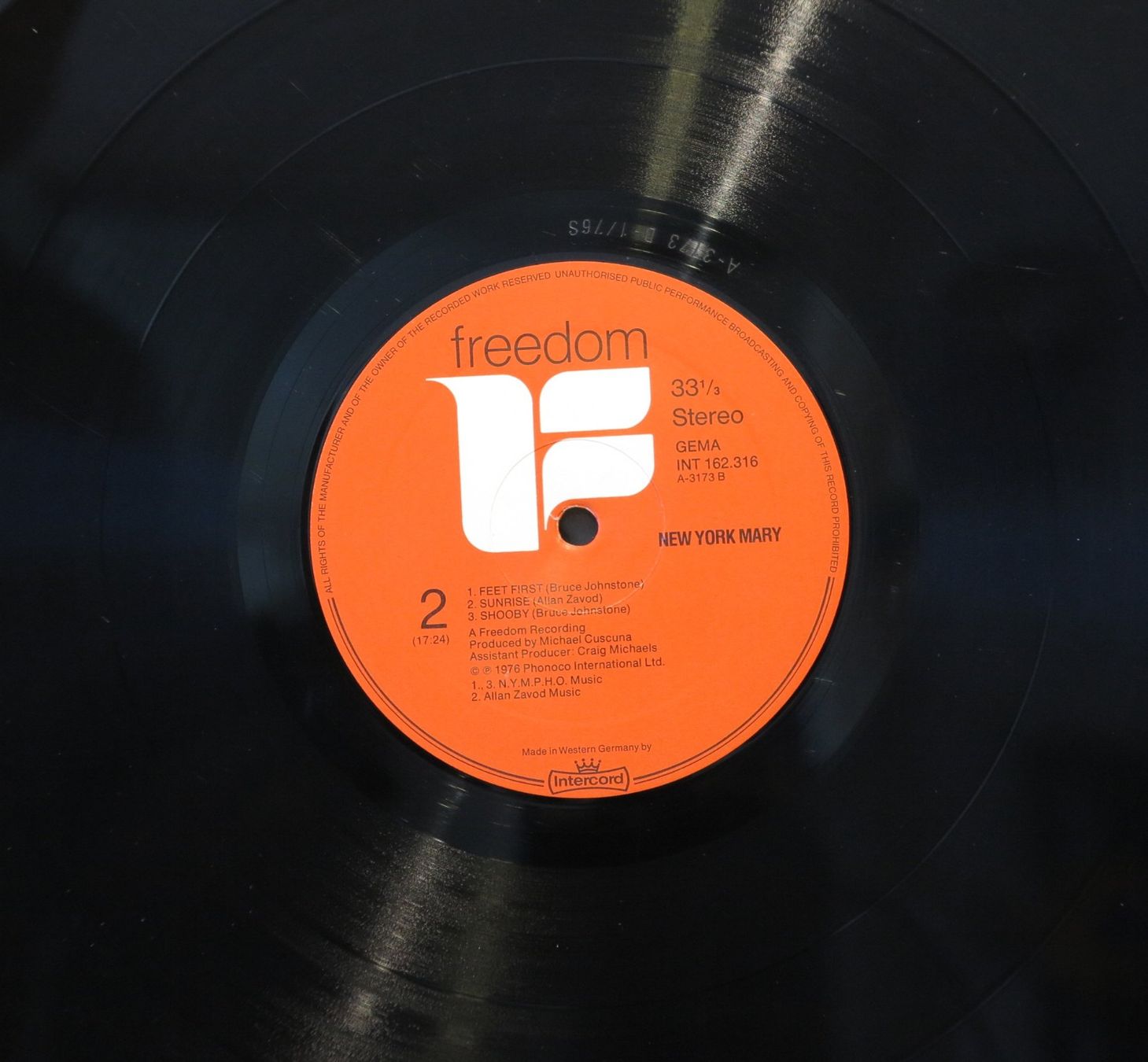 Schallplatten: New York Mary  / LP – Gebraucht aus Zürich von Naim60 3