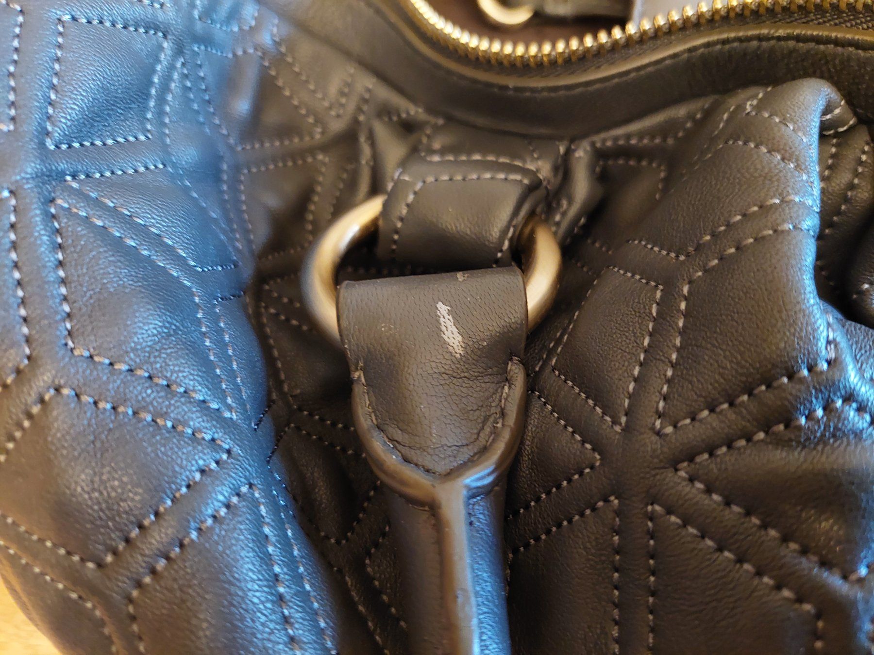 Hugo Boss Taschen für Damen: Hugo Boss Handtasche aus Leder, Grau – Gebraucht aus Brunnen von Livianda 7