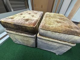 Hocker aus samt