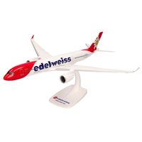 Herpa Snap-Fit Flugzeugmodell Edelweiss Airbus A350 (1:200)