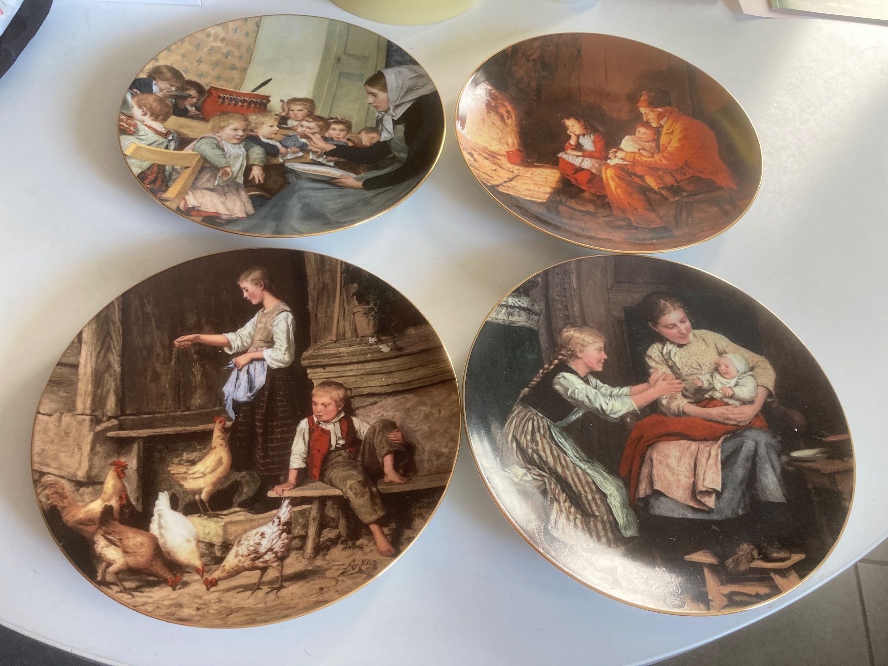 Assiettes: 4 Langenthal - Anker -Teller 1986 - 1988 – D'occasion à Zürich par Chaeffeler 1