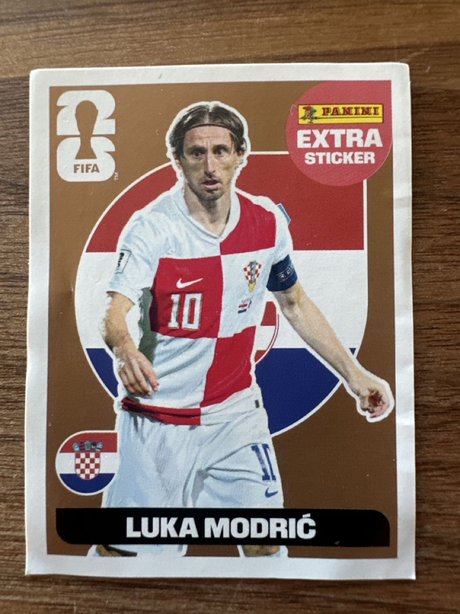 Panini Carte collezionabili: Luka Modrić Extra Sticker Panini 2026 – Nuovo (secondo la descrizione) da Itingen venduto da MrMiyjagi