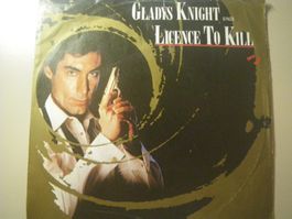 Vinyl-Single Gladys Knight - Licence To Kill (007 Theme)
