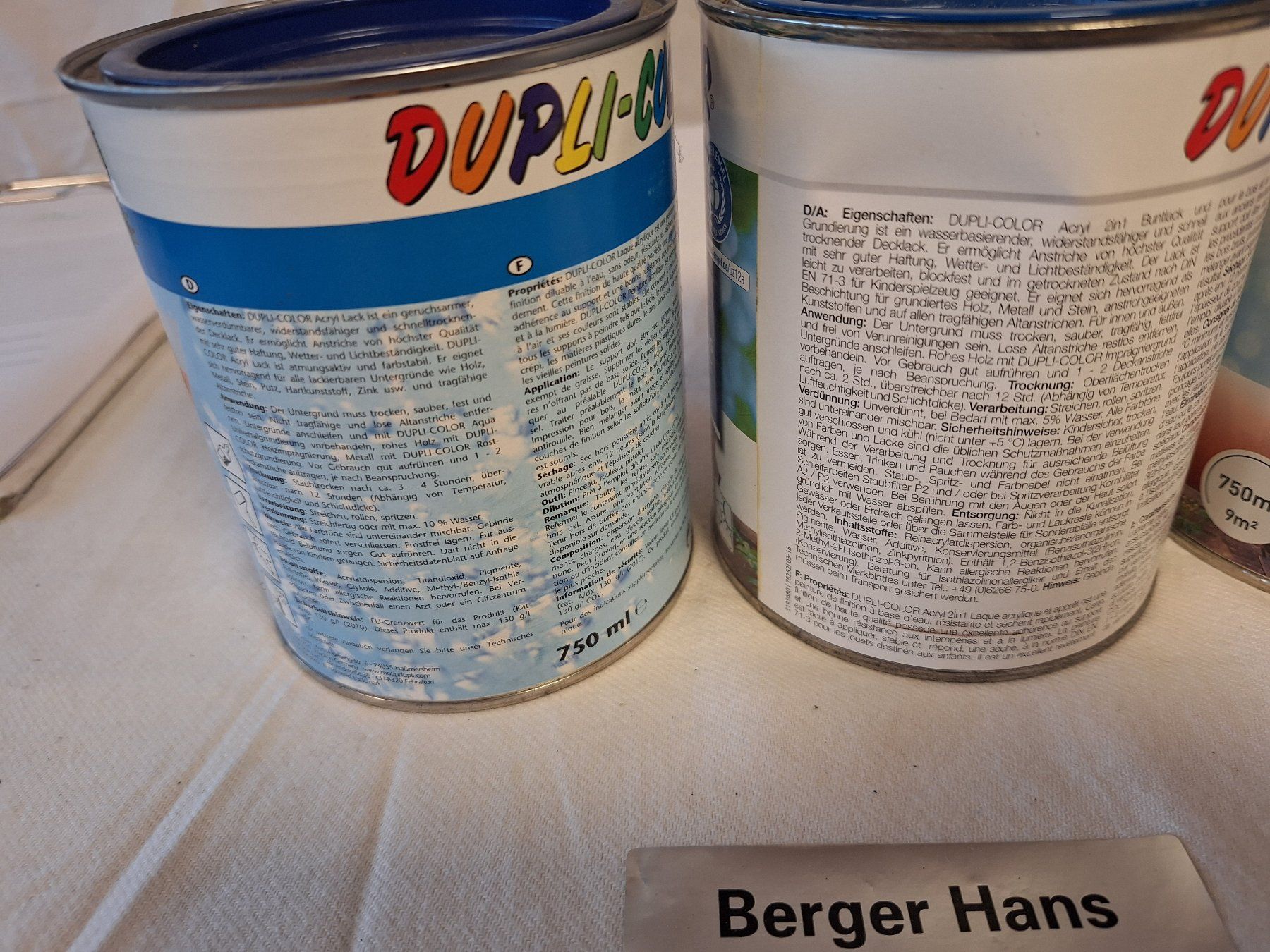 Peintures: Acryl Buntlack – Neuf (Voir description) à Heimenschwand par Hansemann2 2