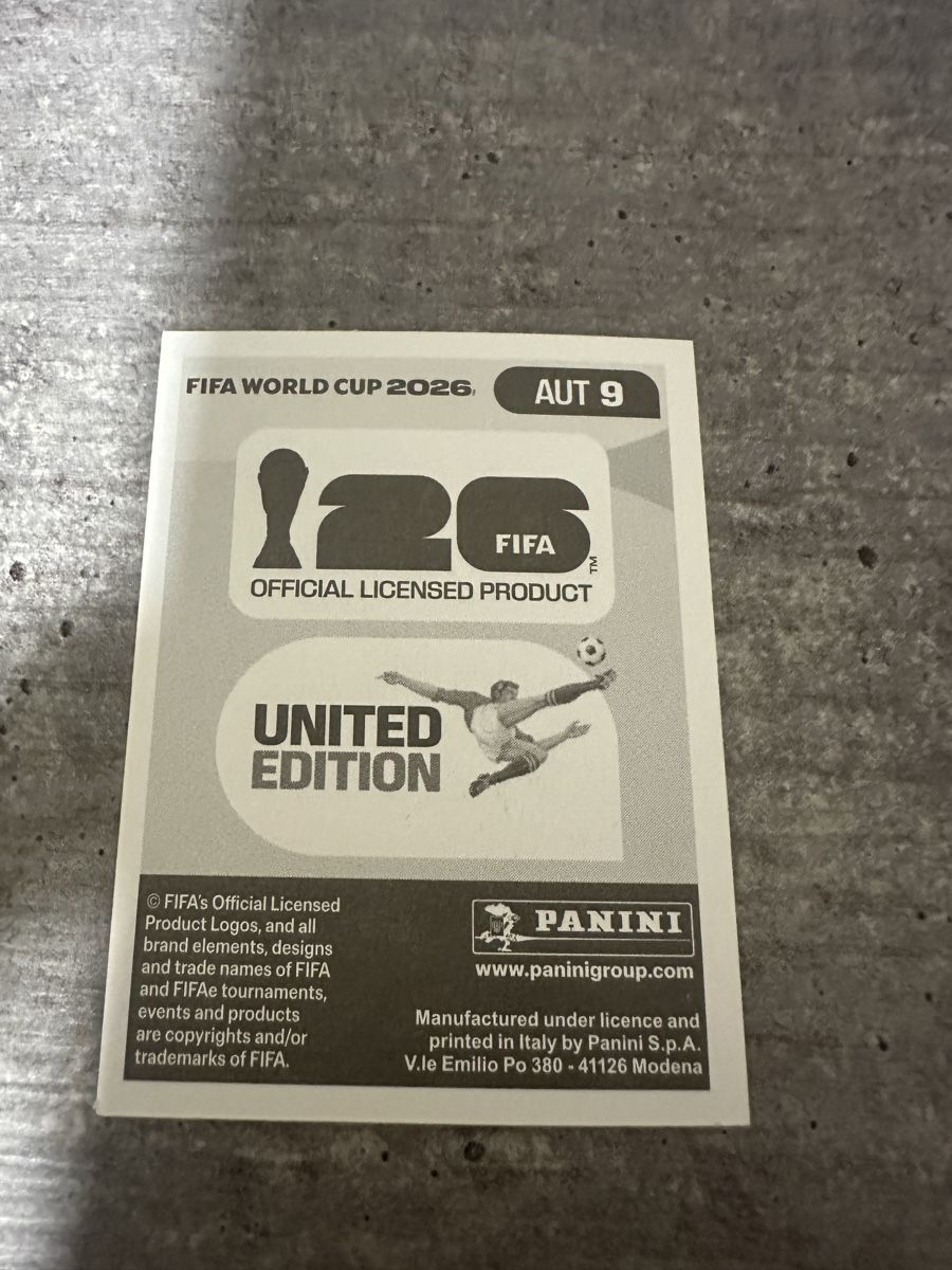 Panini Carte collezionabili: AUT 9 , FIFA WORLD CUP 2026 PANINI  – Nuovo (secondo la descrizione) da Frauenfeld venduto da 1PegPeg1 1
