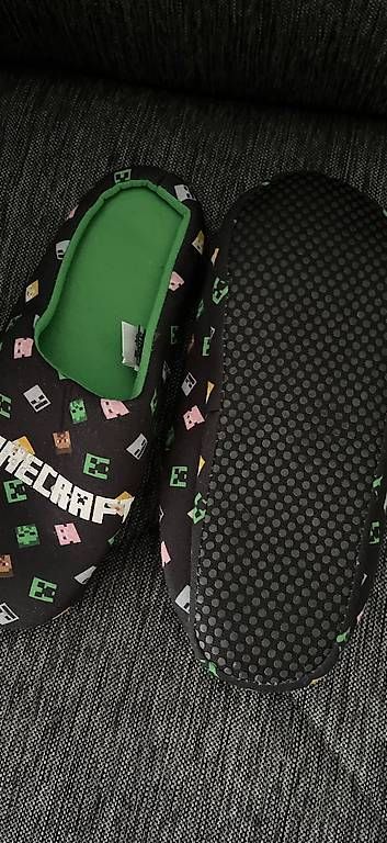 Scarpe per ragazzi: Neu: Minecraft-Hausschuhe – Nuovo (secondo la descrizione) da Wil SG venduto da smu_l76j 1