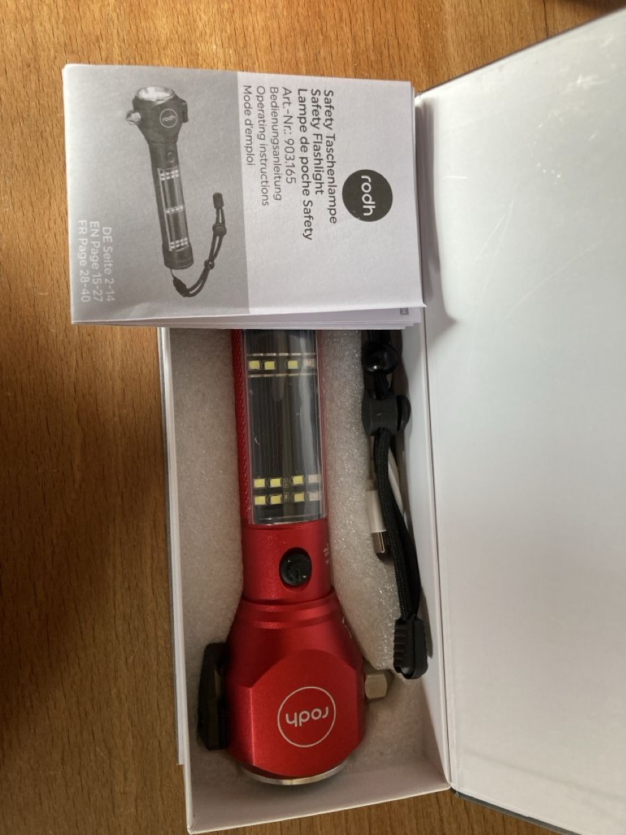 Lampade: Rodh Safety Taschenlampe – Nuovo e nell'imballaggio originale da Rüdlingen venduto da klarabella55 1