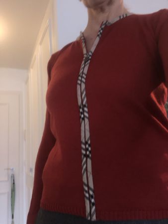Burberry Cardigan en Laine Mérinos