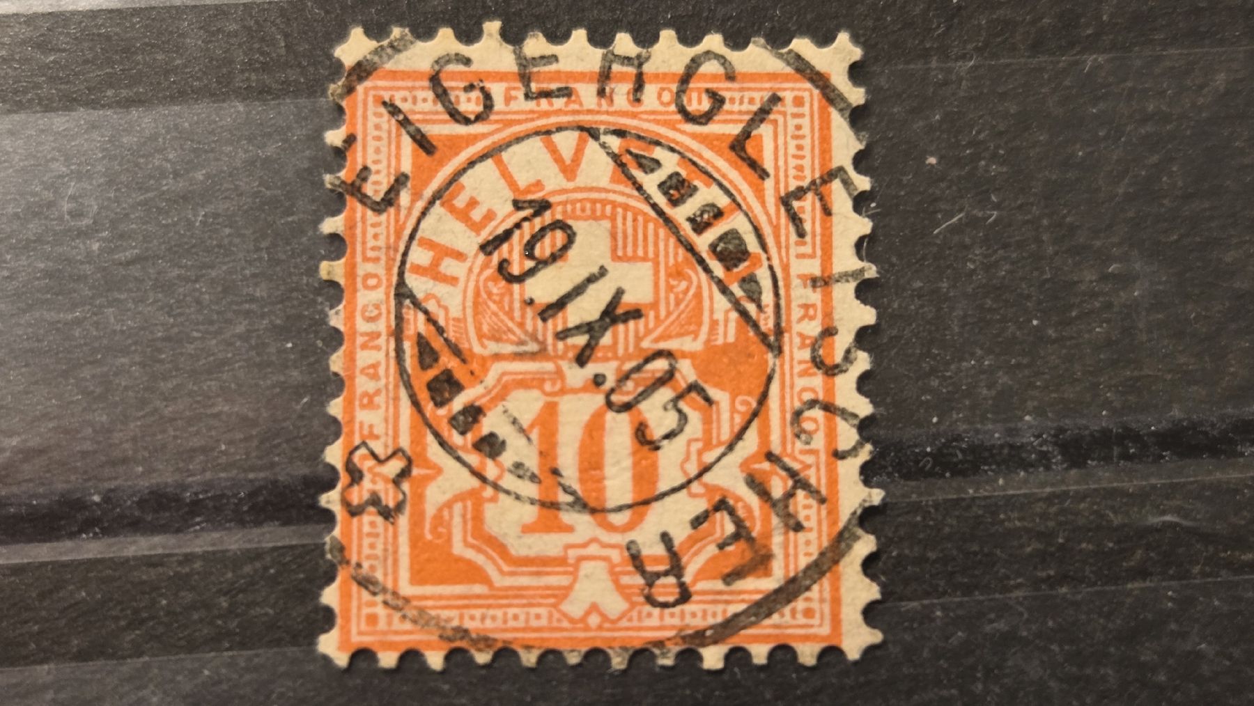 Tutti i francobolli: 1905 Vollstempel Eigergletscher – Usato da Arni AG venduto da Moth68