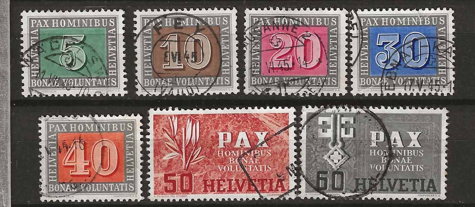 Tutti i francobolli: CH262 - Petit lot Pax obl. – Usato da Trélex venduto da Phil_Albert