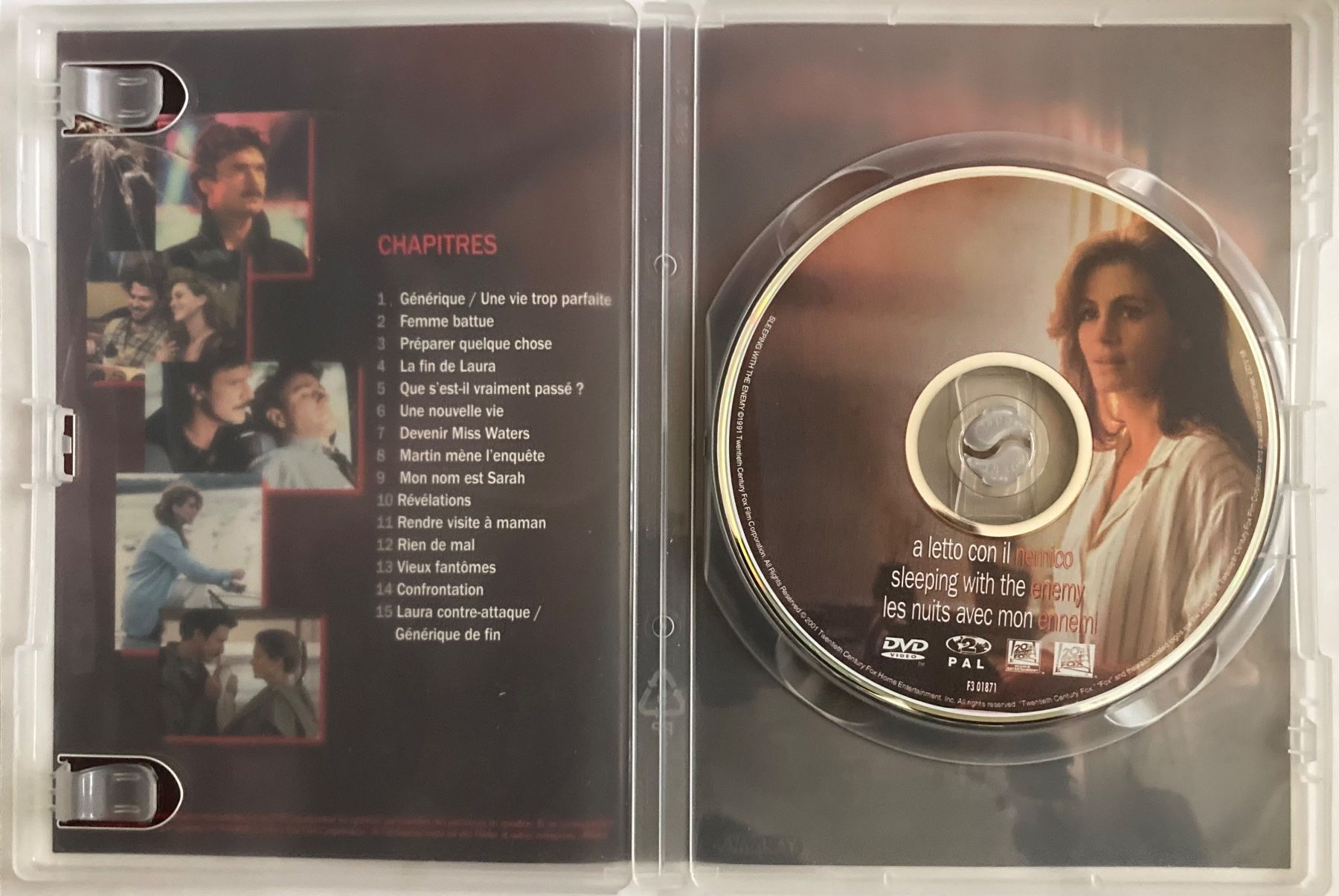 Alle DVDs: JULIA ROBERTS - LES NUITS AVEC MON ENNEMI – Gebraucht aus Poliez-Pittet von Newtown-Records 2