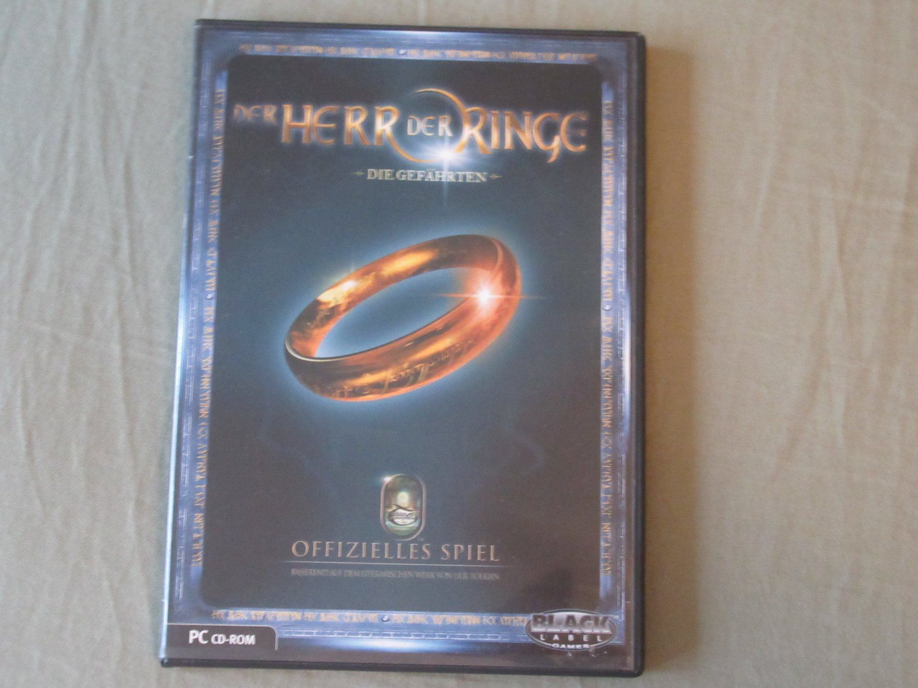 Microsoft Giochi: Herr der Ringe: Die Gefährten, PC Game CD-Rom – Usato da Bern venduto da Mariana7