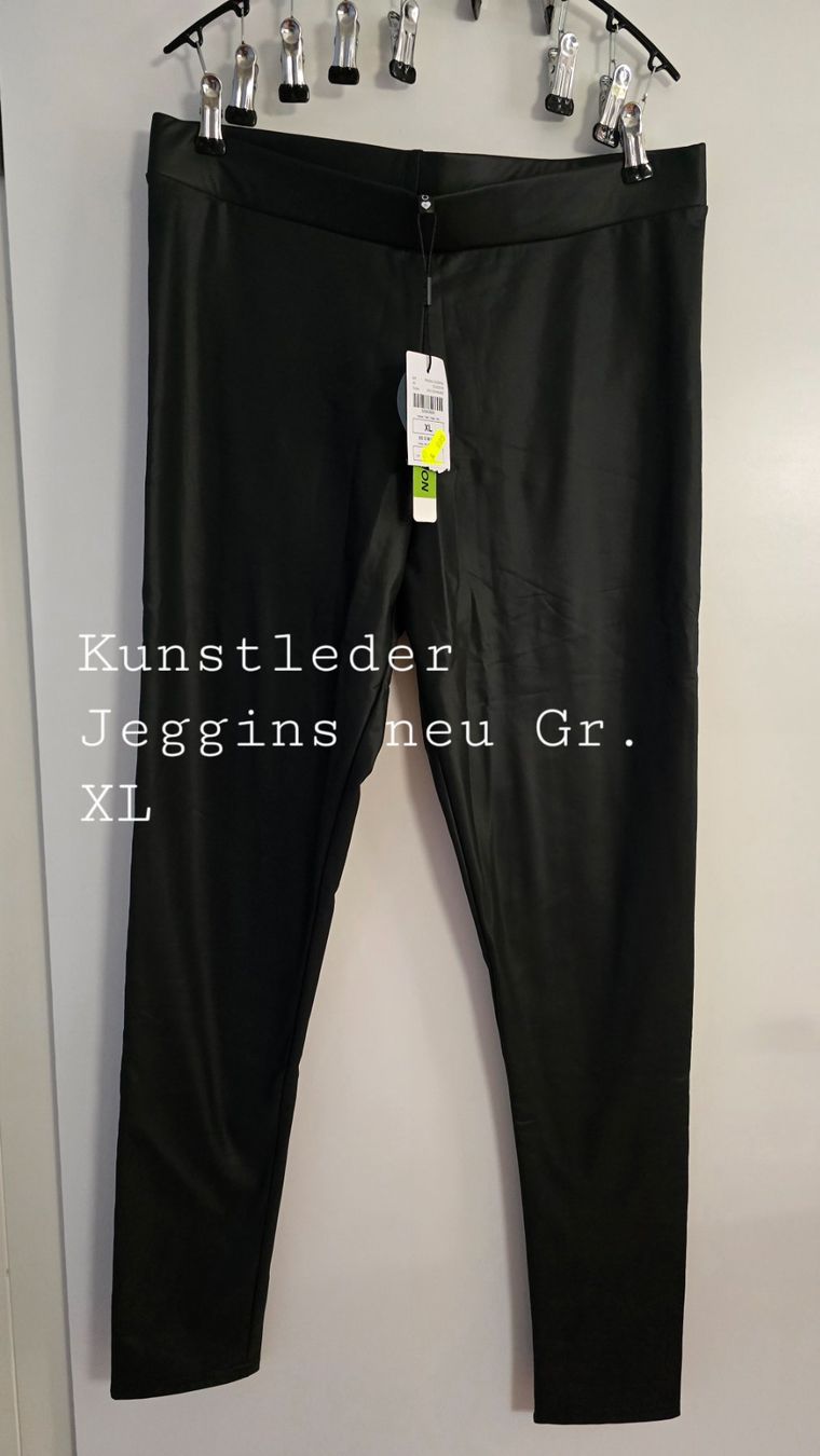 Leggings: Kunstleder Jeggins Gr. XL – Nuovo e nell'imballaggio originale da Sumiswald venduto da van_tfv5