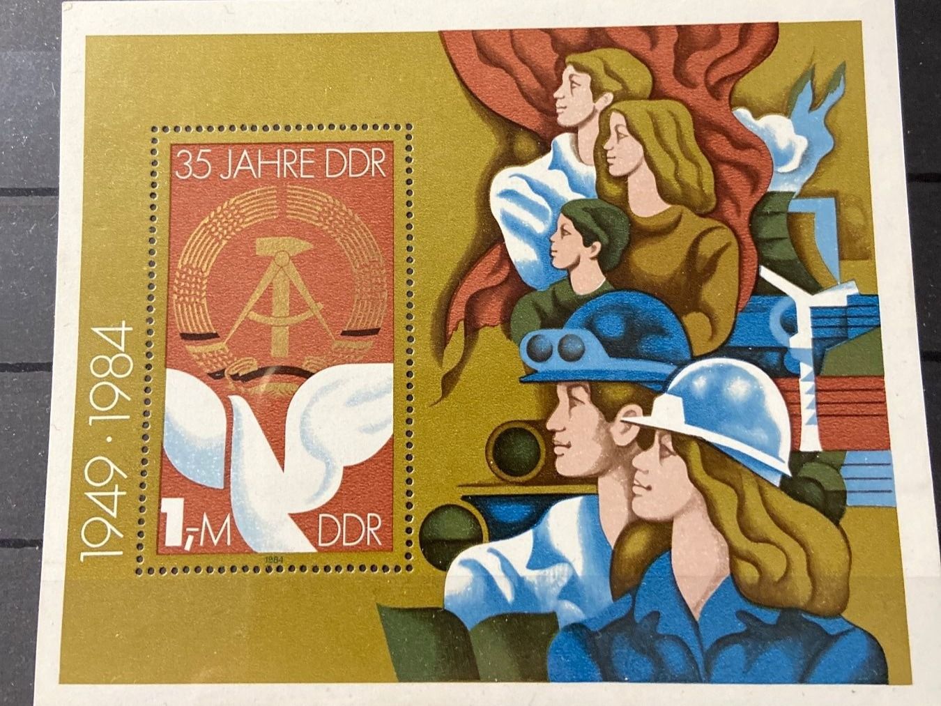 Tutti i francobolli: DDR 1984 Friedenstaube Block 79 ** – Usato da Wil SG venduto da fva01