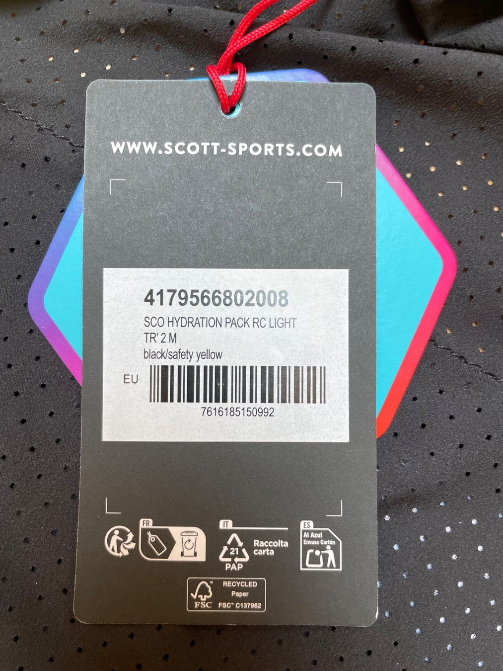 Scott Zaini: Trailrunning- / Laufrucksack SCOTT - RC Light - Gr. M - NEU – Nuovo e nell'imballaggio originale da Gattikon venduto da bet_9vxd 2