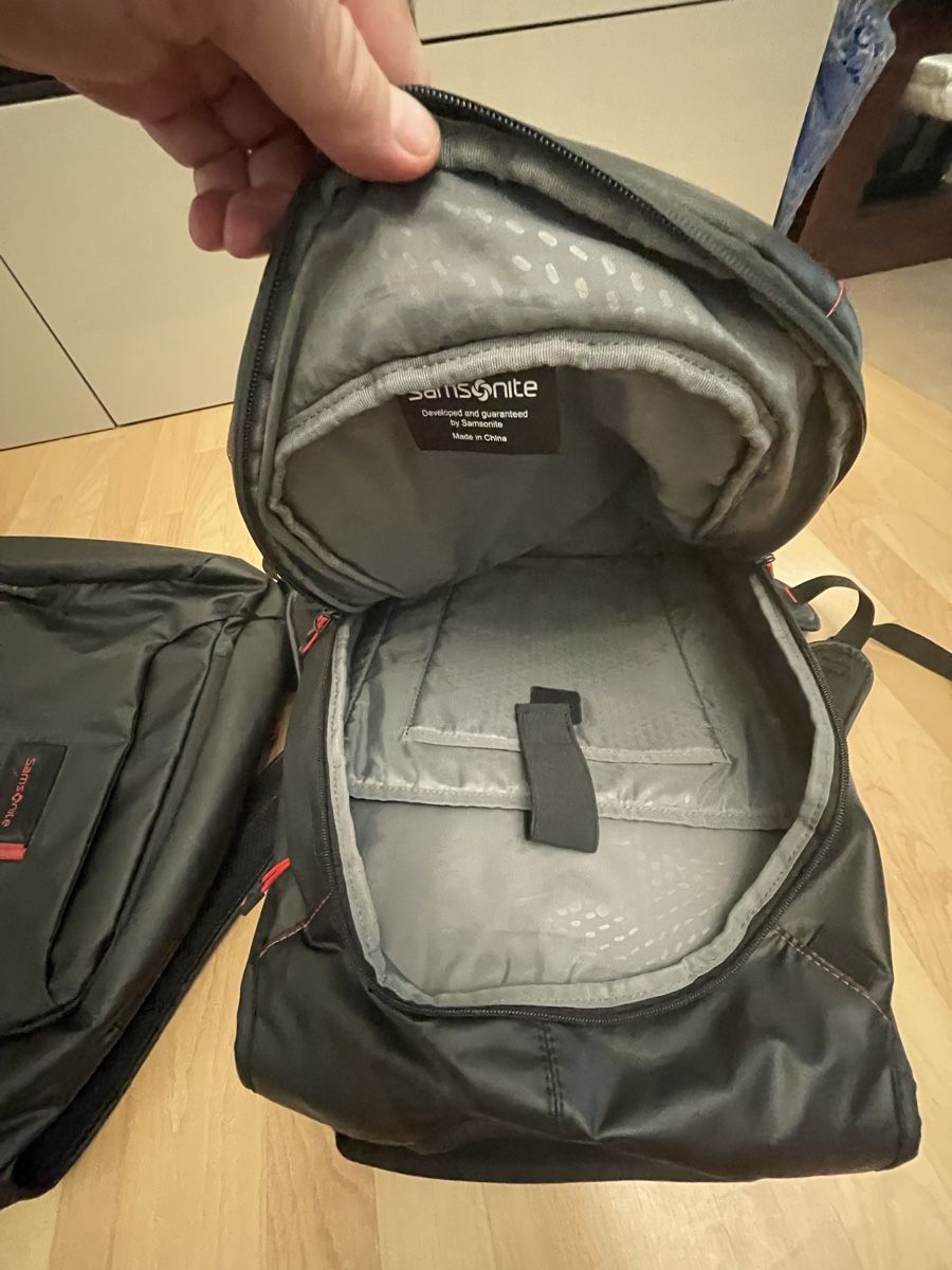 Samsonite Rucksäcke: Samsonite Rucksack schwarz 2 Stk. neuwertig – Gebraucht aus Steinhausen von Docphilgood 3
