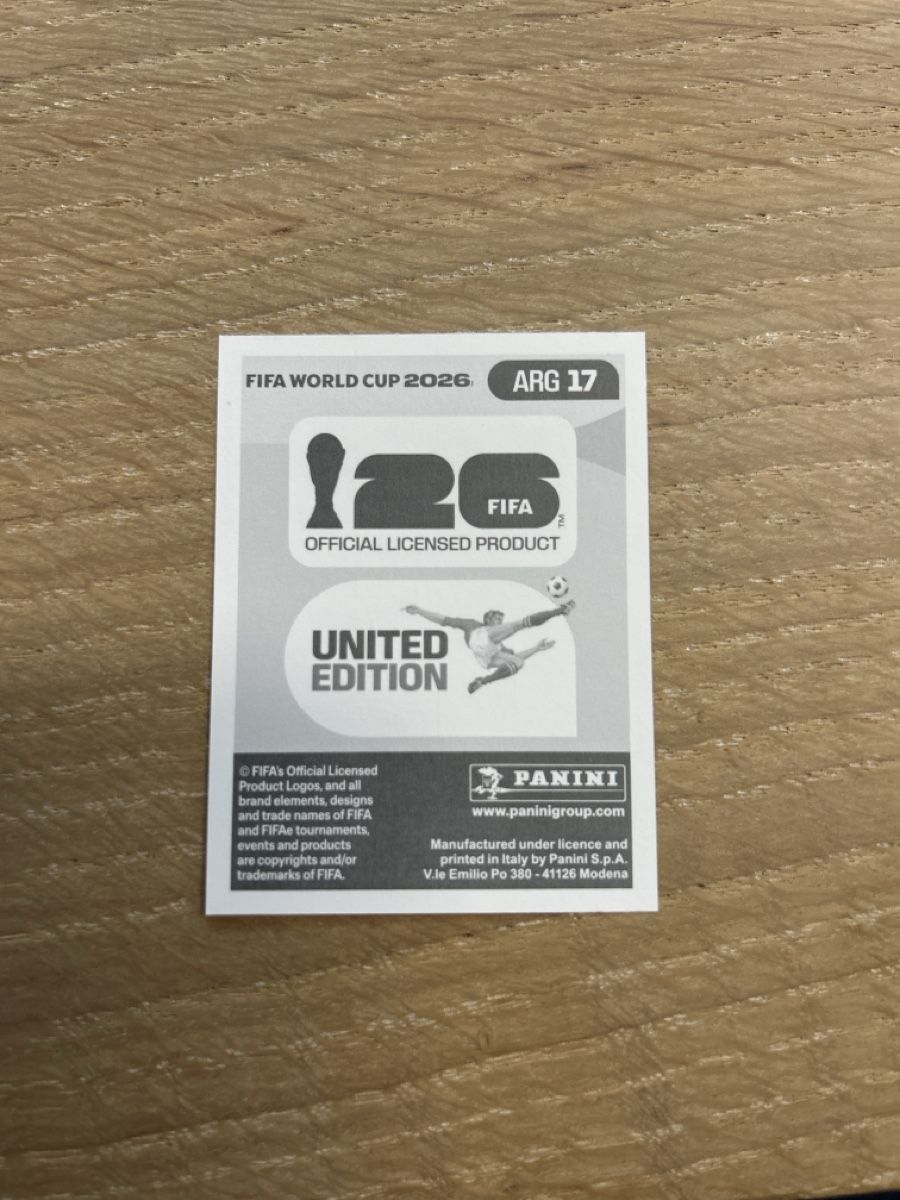 Panini Carte collezionabili: Panini WM 2026 Sticker Messi ARG17 – Nuovo e nell'imballaggio originale da Arbon venduto da blackmonkey 1