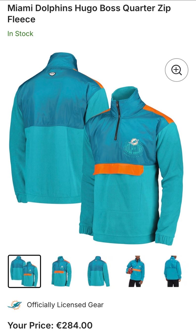 Hugo Boss Camicie: NFL Miami Dolphins blouse – Usato da Basel venduto da MikeeeyB
