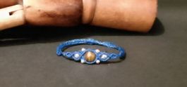 handgemachtes Makramee Armband mit Tigerauge